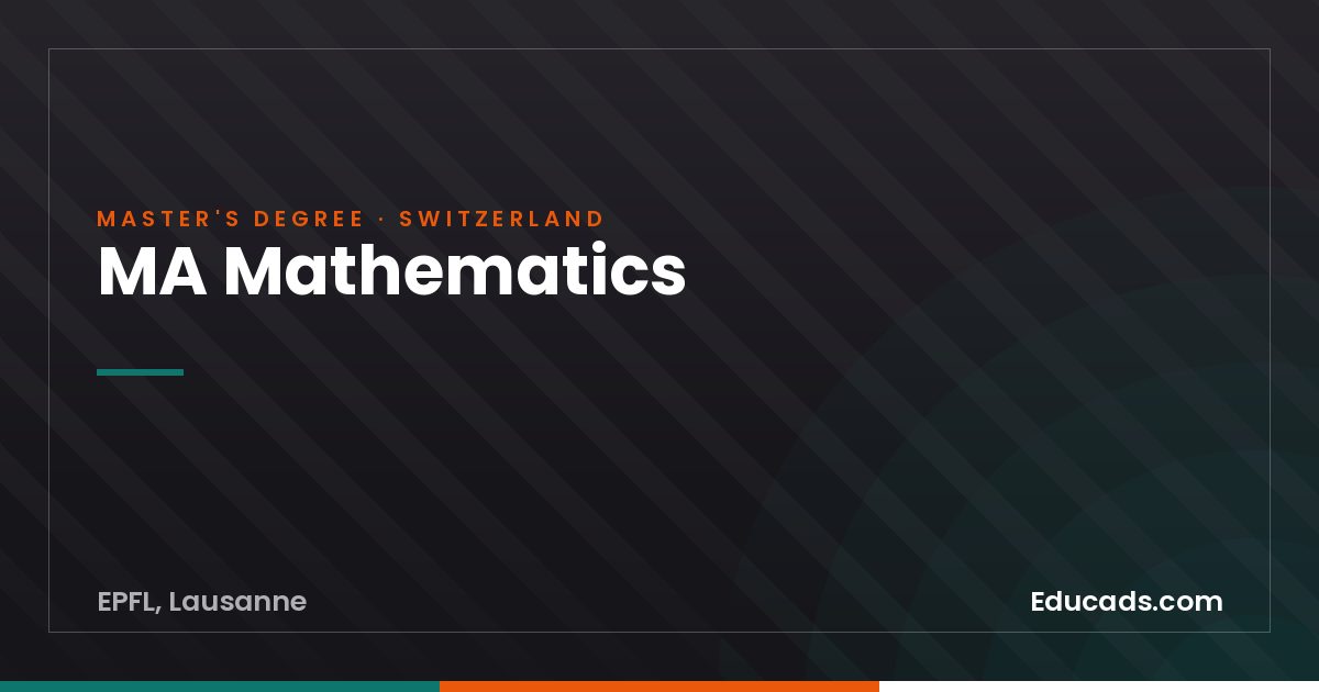 MA Mathematics