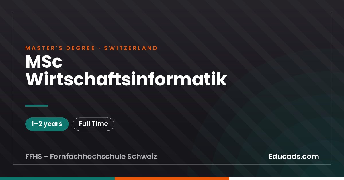 MSc Wirtschaftsinformatik