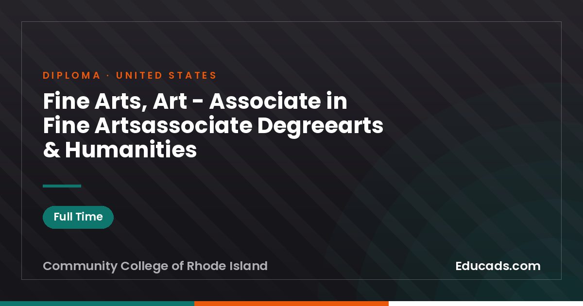 Fine Arts, Art - Associate in Fine Artsassociate Degreearts & Humanities