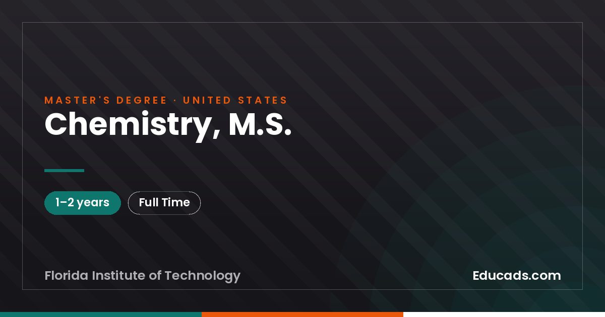 Chemistry, M.S.