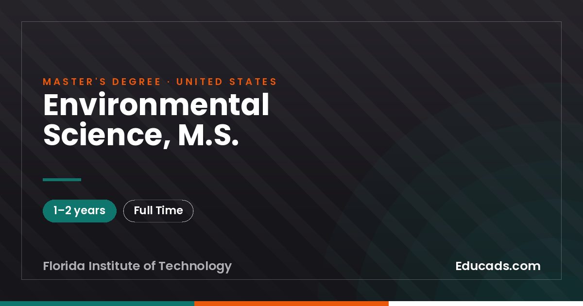 Environmental Science, M.S.