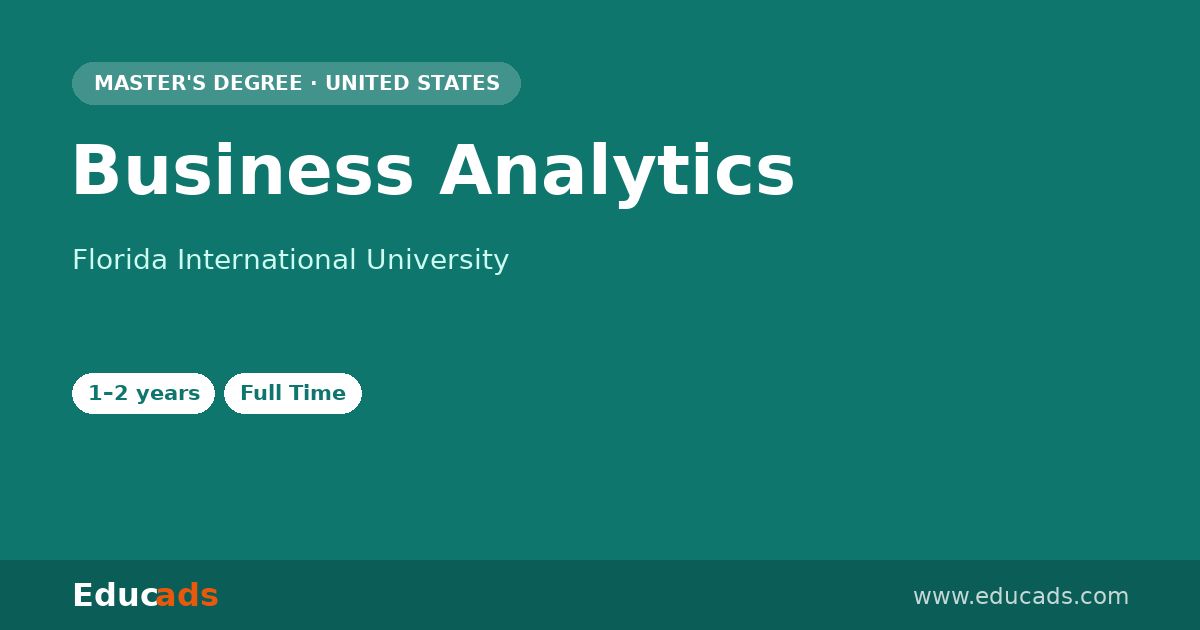 Business Analytics