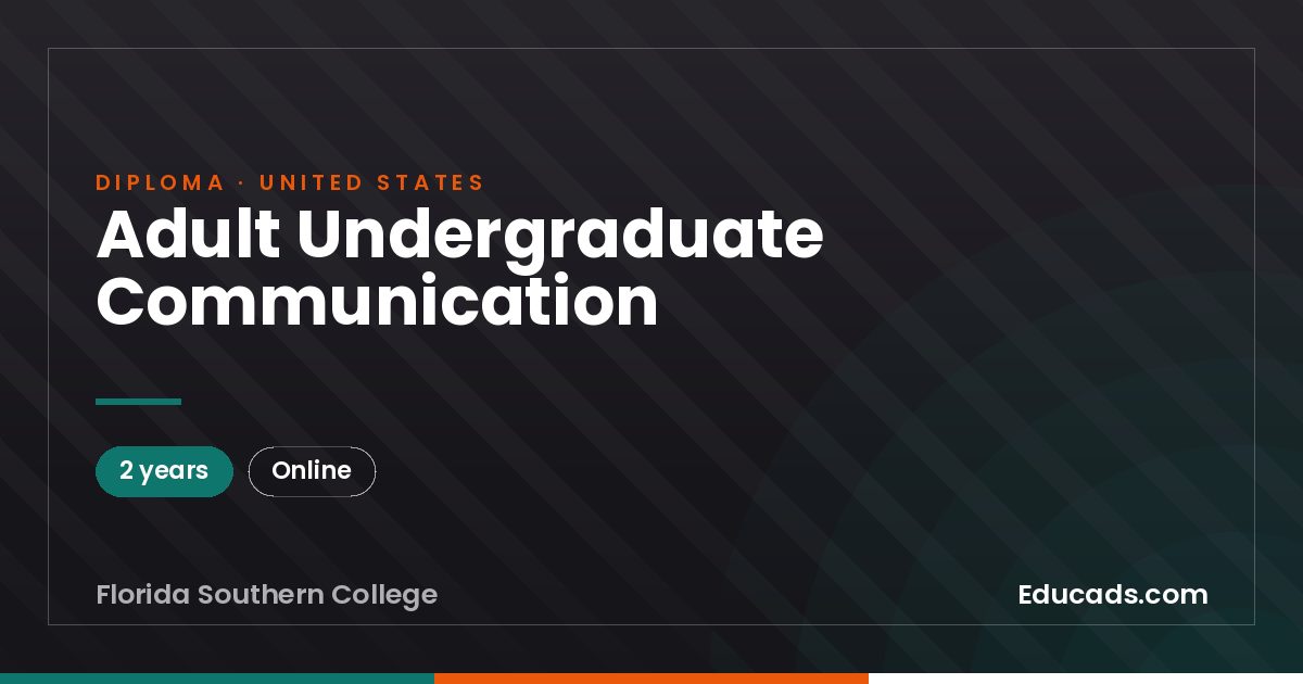 Adult Undergraduate Communication