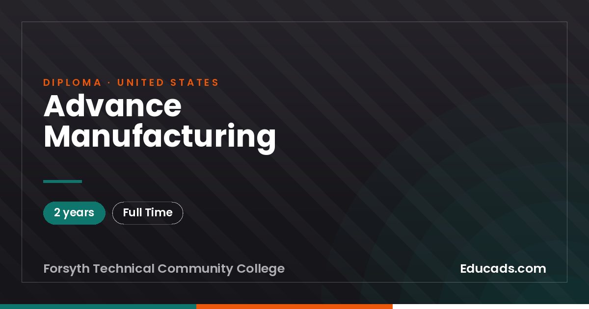Advance Manufacturing