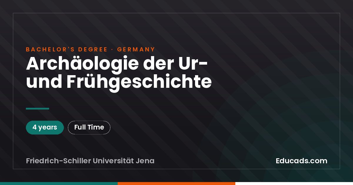 Archäologie der Ur- und Frühgeschichte