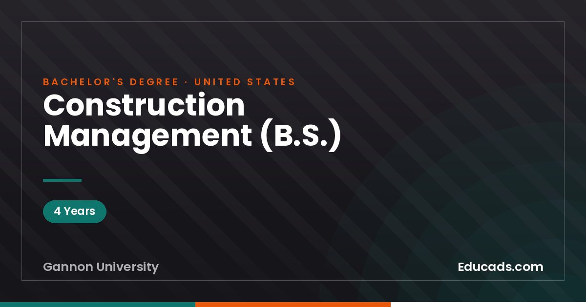Construction Management (B.S.)