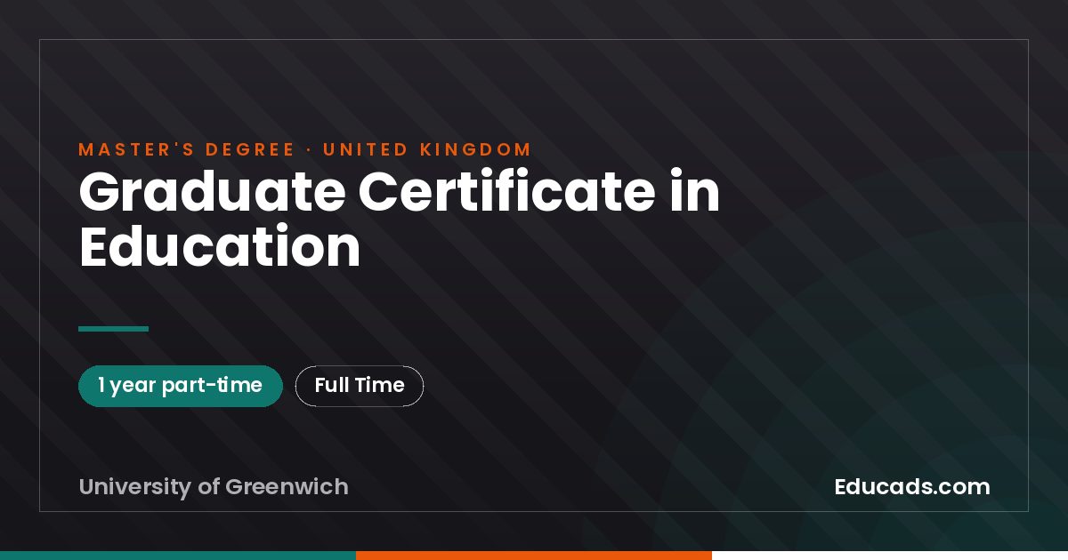 Graduate Certificate in Education