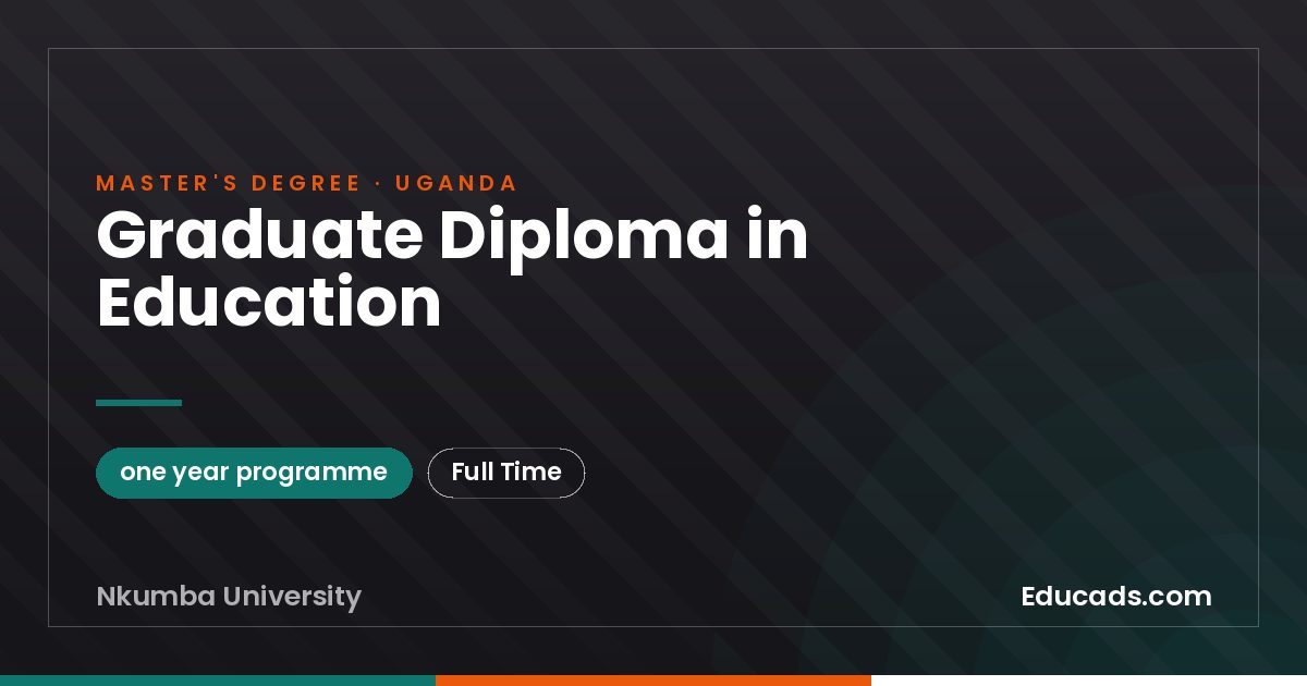Graduate Diploma in Education