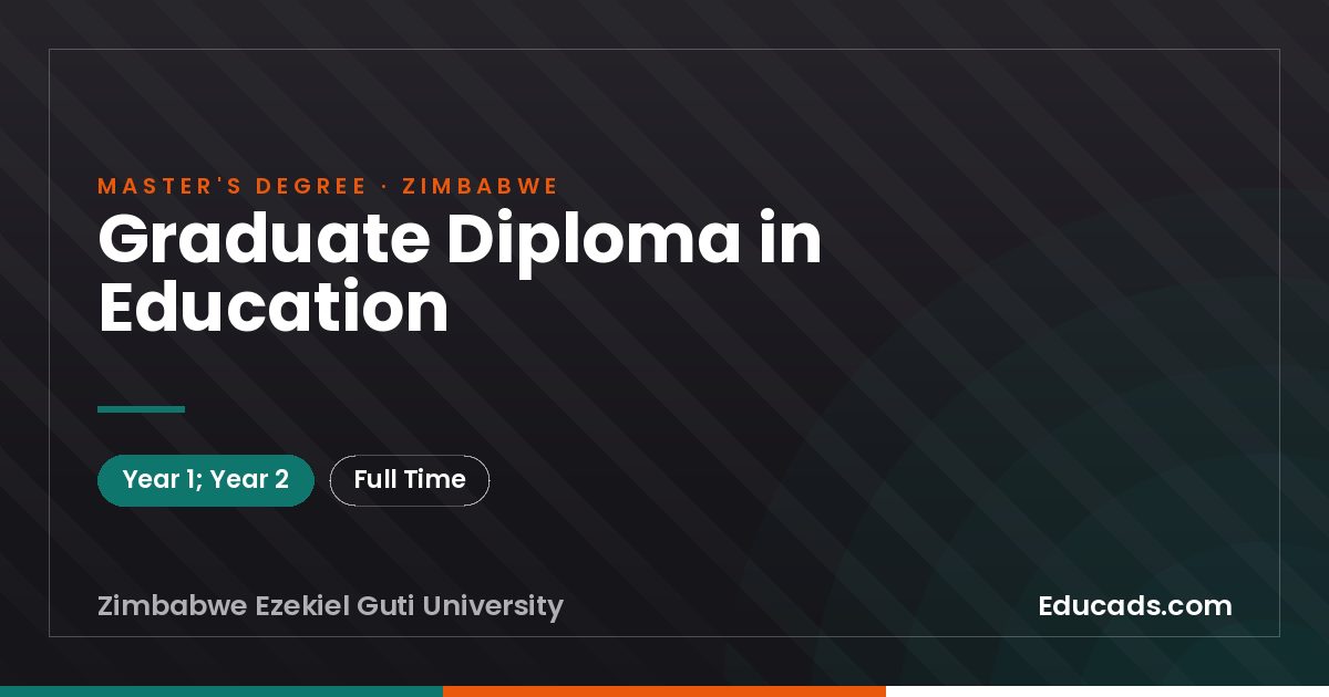 Graduate Diploma in Education