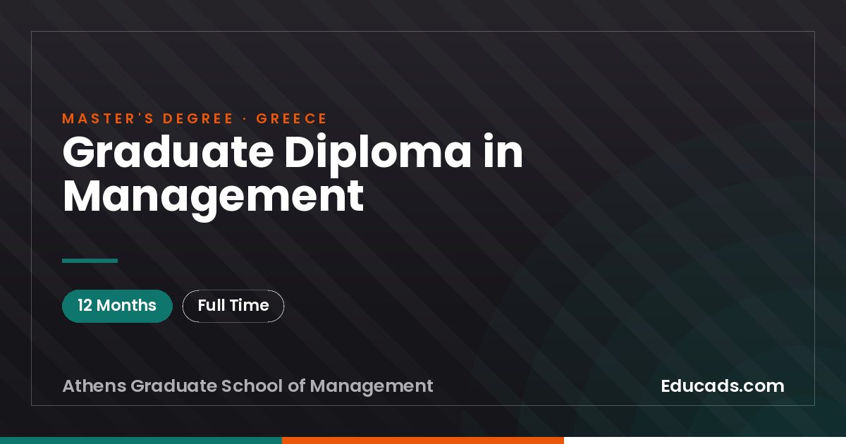Graduate Diploma in Management