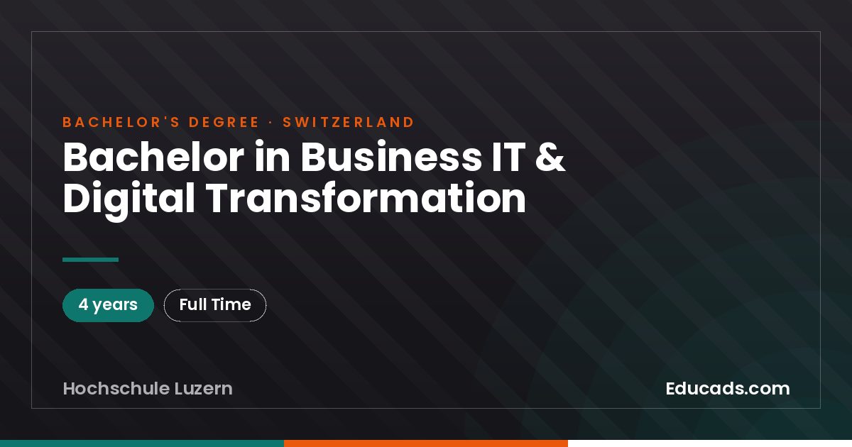 Bachelor in Business IT & Digital Transformation