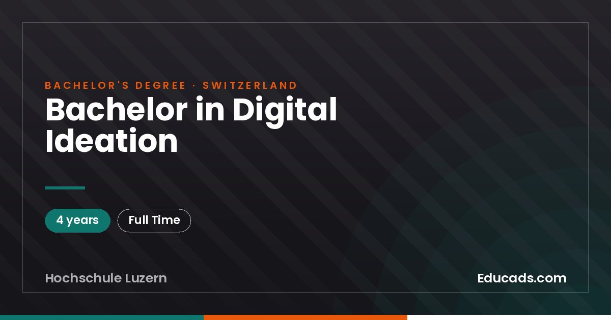 Bachelor in Digital Ideation