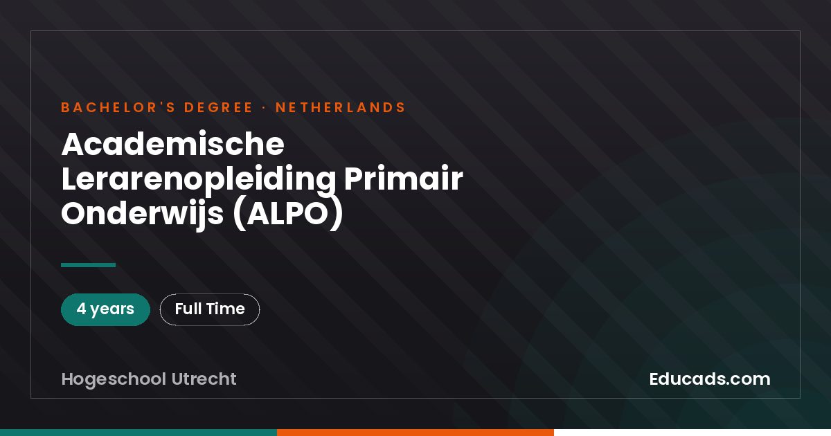 Academische Lerarenopleiding Primair Onderwijs (ALPO)