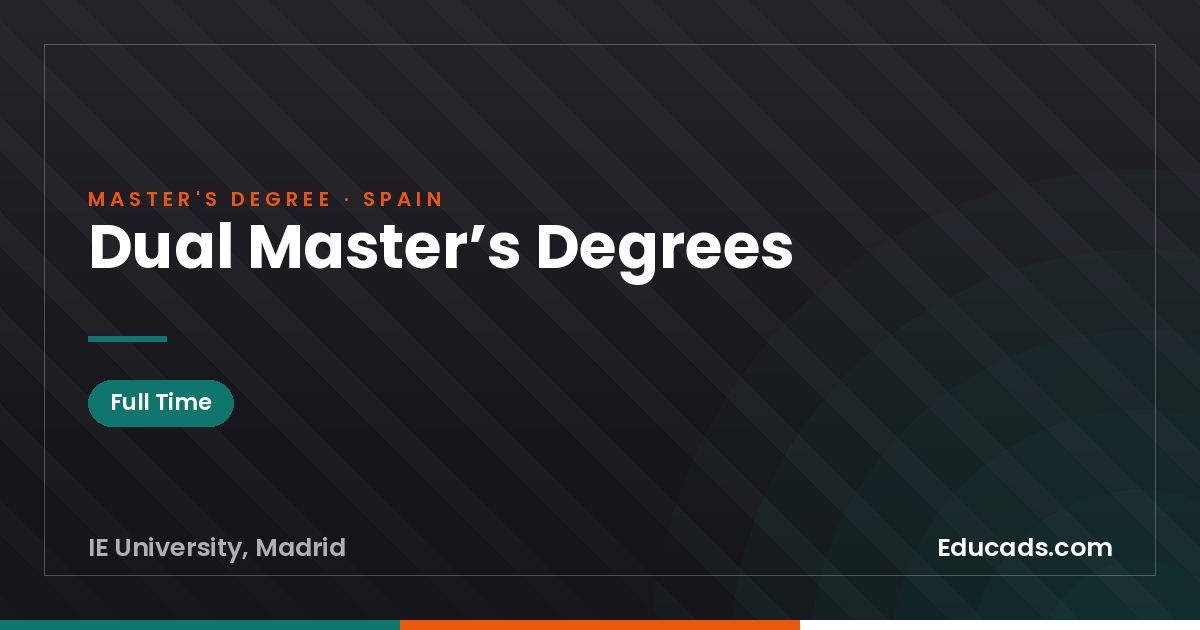 Dual Master’s Degrees