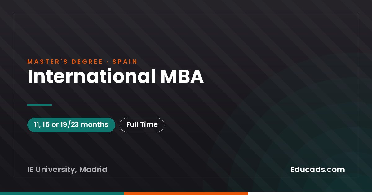 International MBA