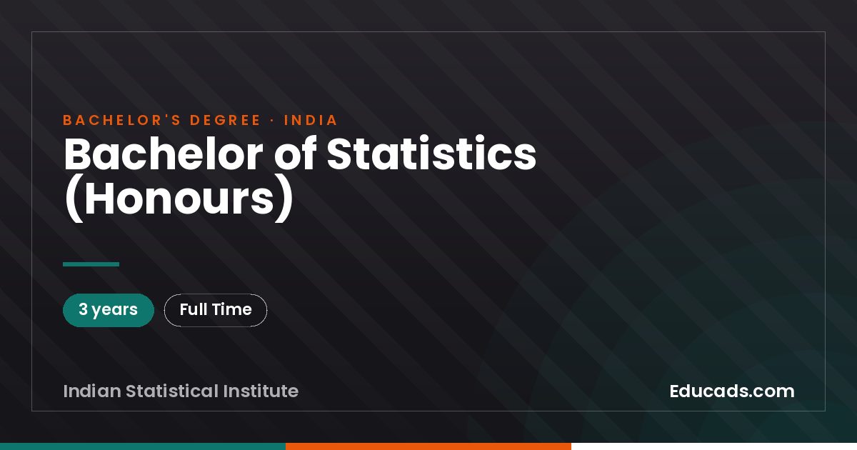 Bachelor of Statistics (Honours)