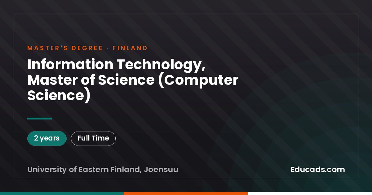 Information Technology, Master of Science (Computer Science)