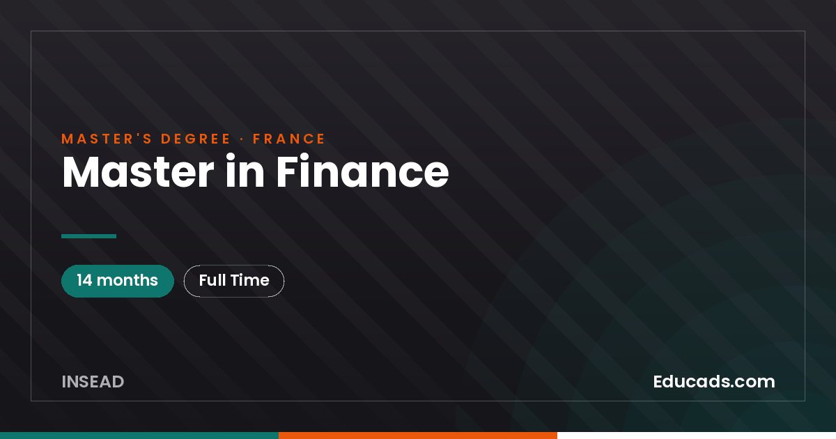 Master in Finance