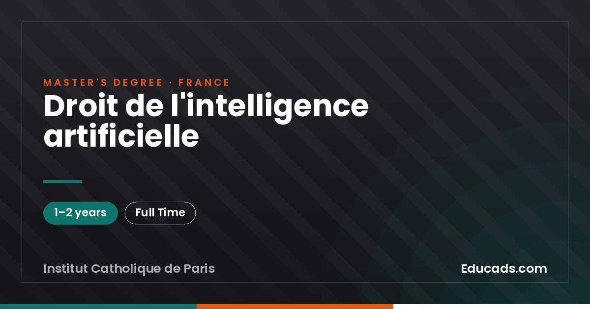 Droit de l'intelligence artificielle