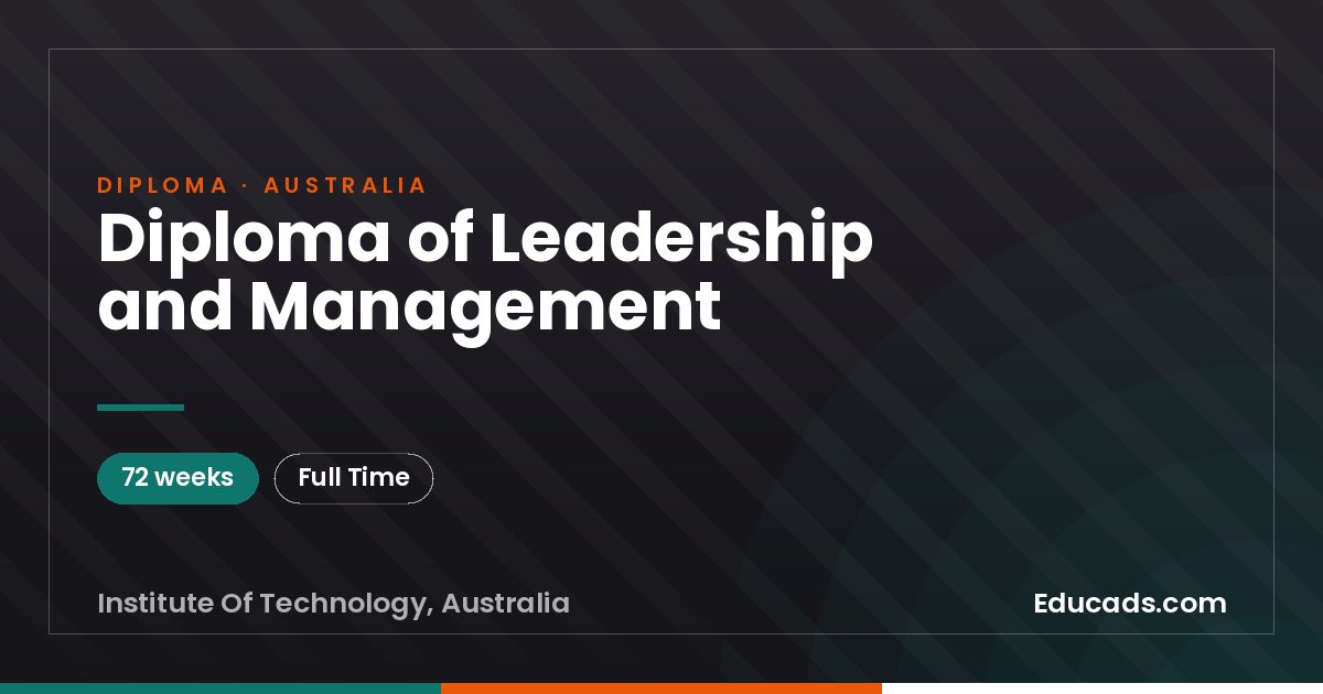 Diploma of Leadership and Management