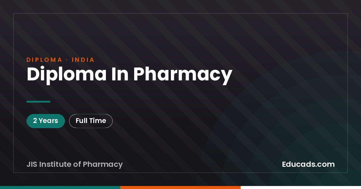 Diploma In Pharmacy