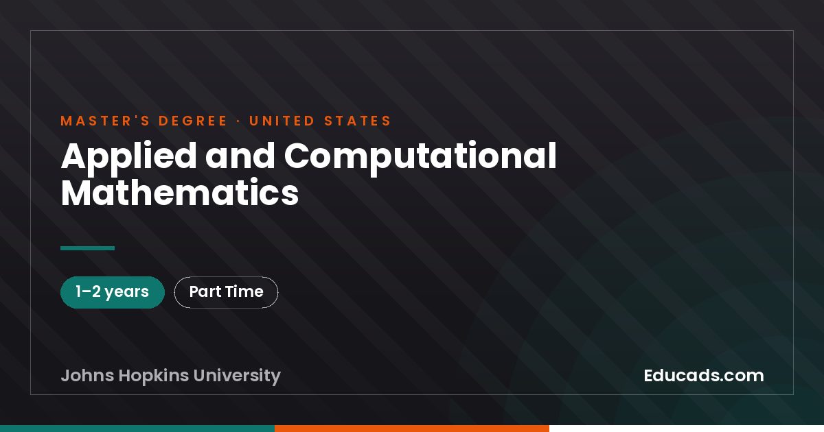 Applied and Computational Mathematics