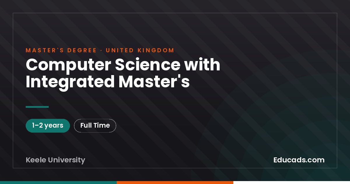 Computer Science with Integrated Master's