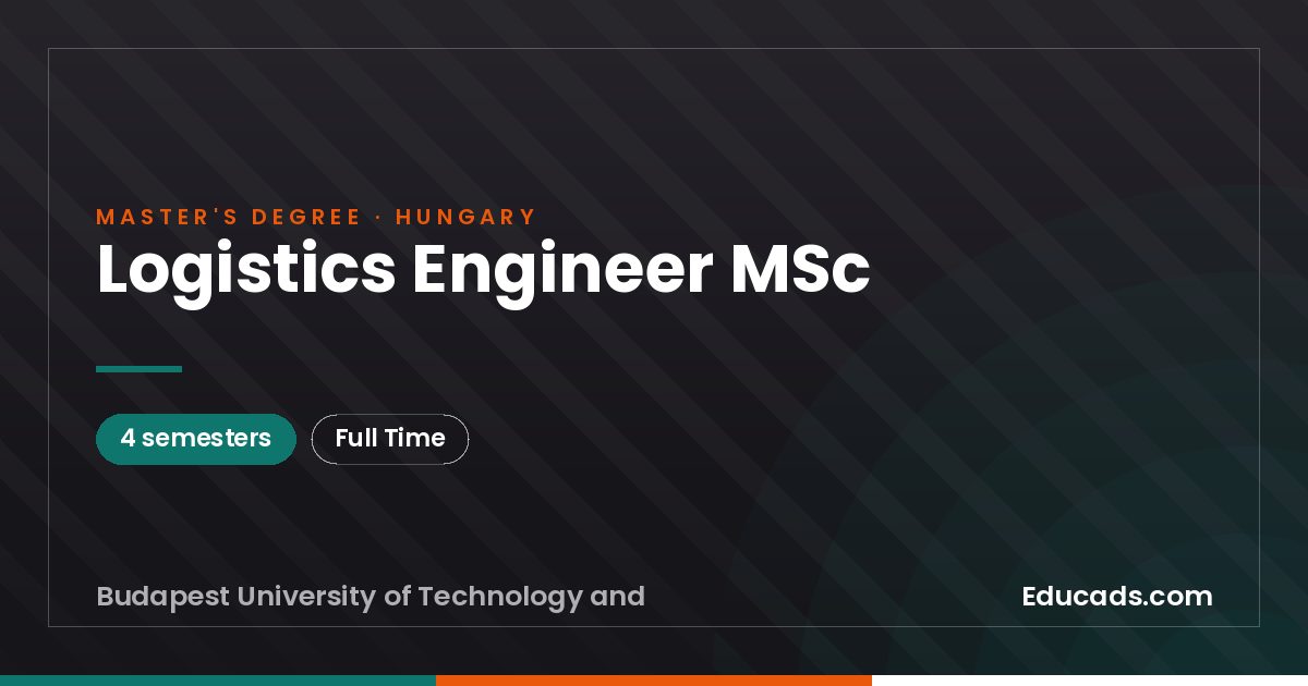 Logistics Engineer MSc