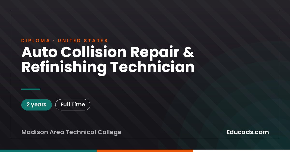 Auto Collision Repair & Refinishing Technician