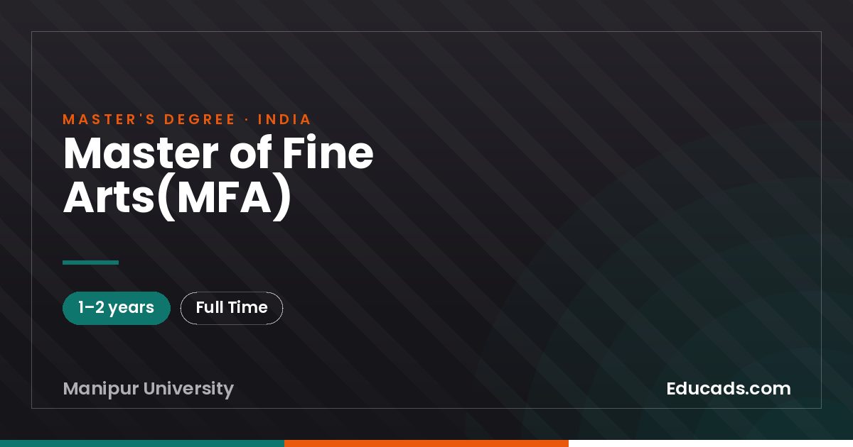 Master of Fine Arts(MFA)