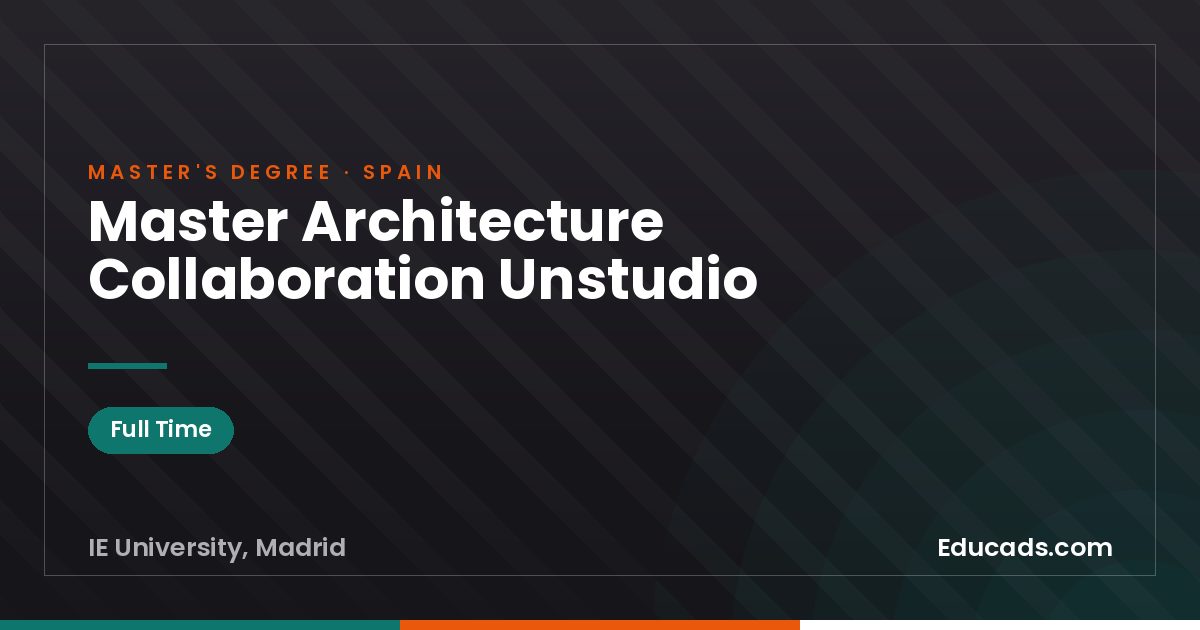 Master Architecture Collaboration Unstudio