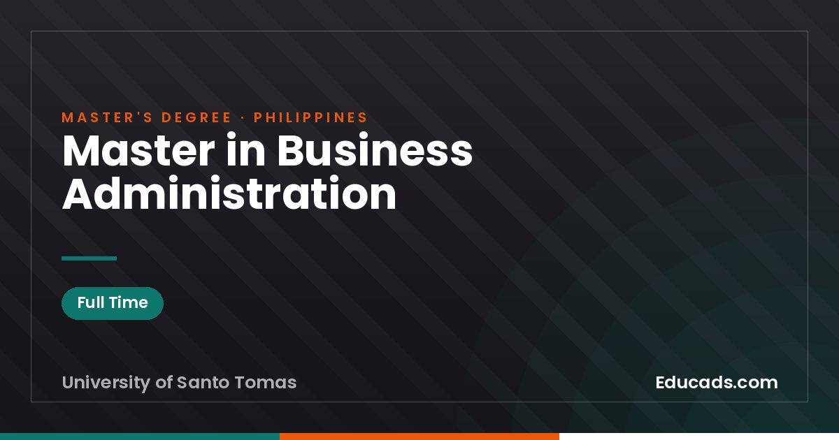 Master in Business Administration