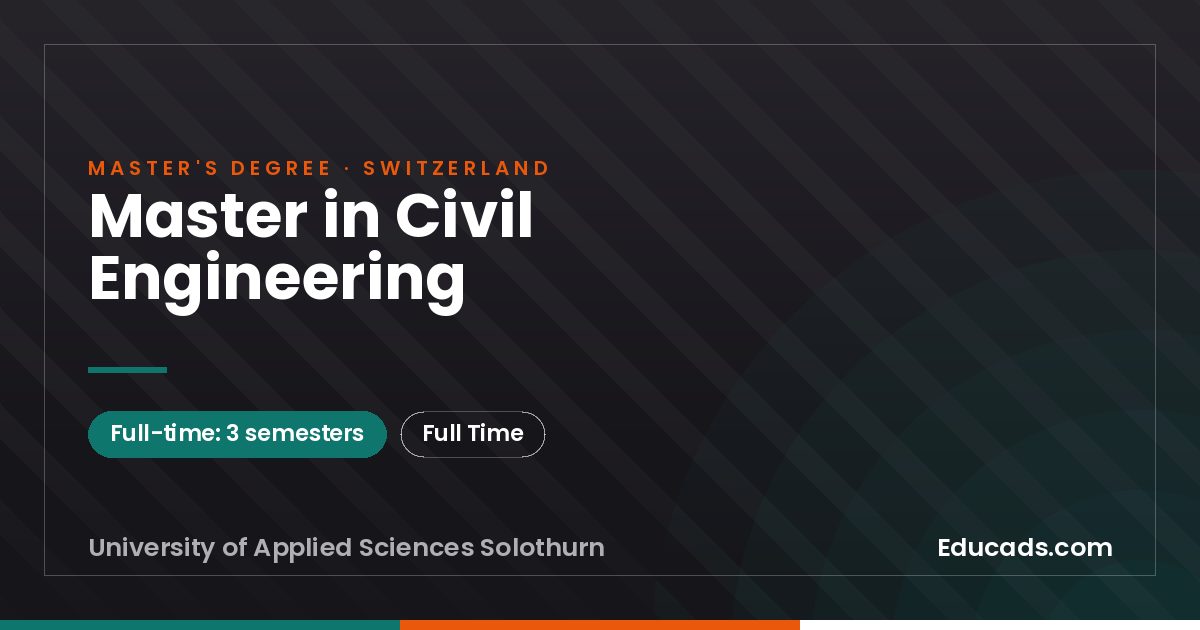 Master in Civil Engineering