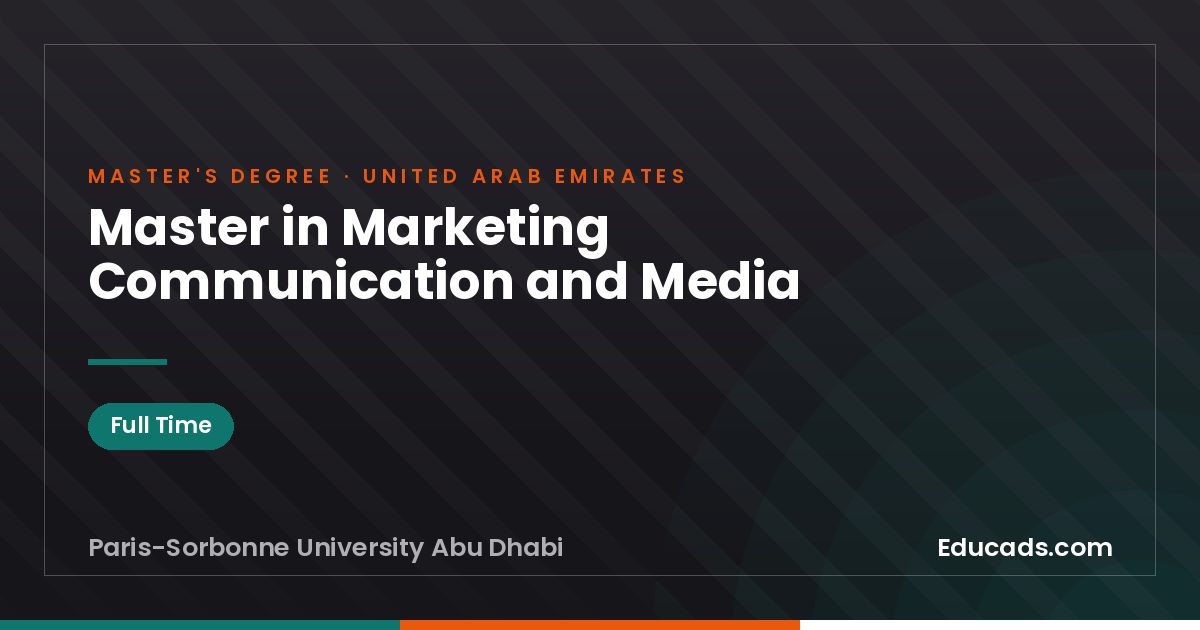 Master in Marketing Communication and Media