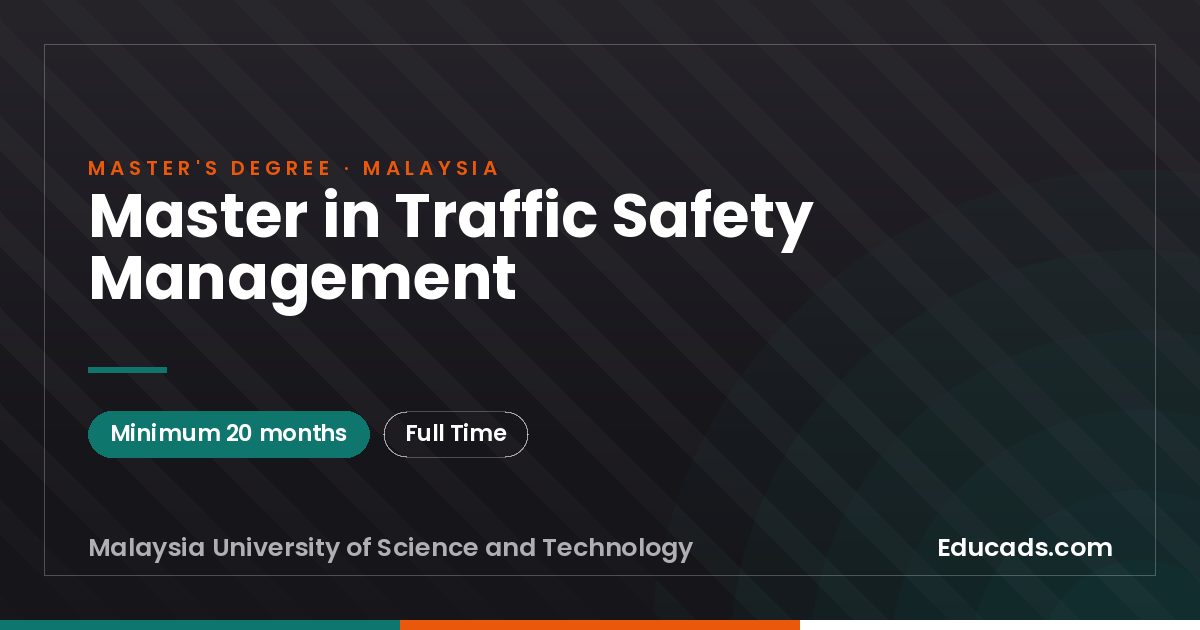Master in Traffic Safety Management