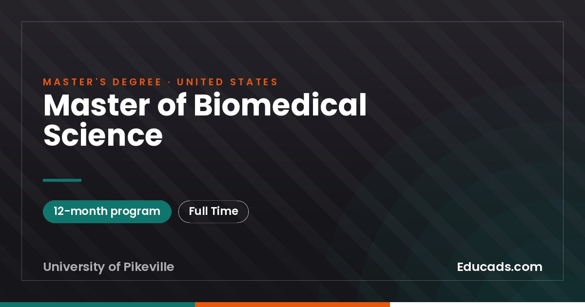 Master of Biomedical Science