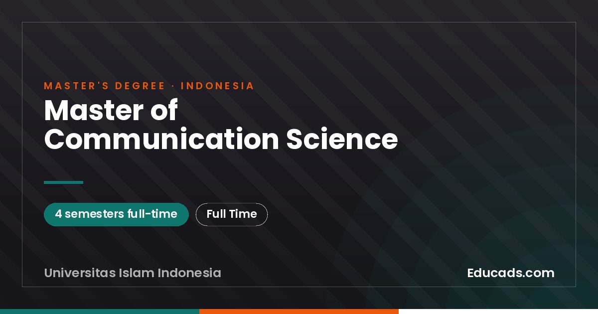 Master of Communication Science