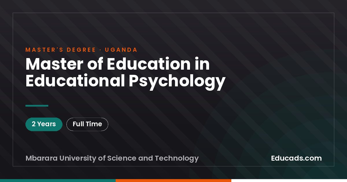 Master of Education in Educational Psychology