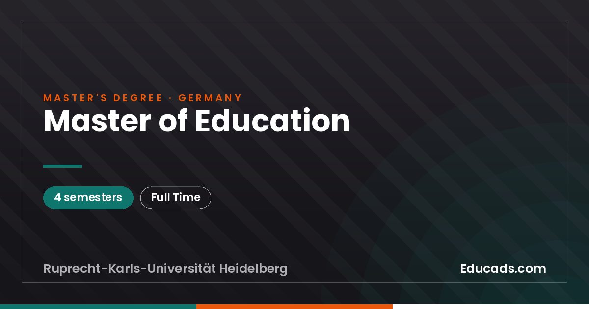 Master of Education