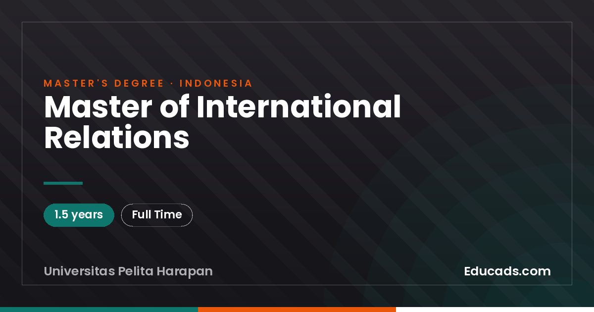 Master of International Relations