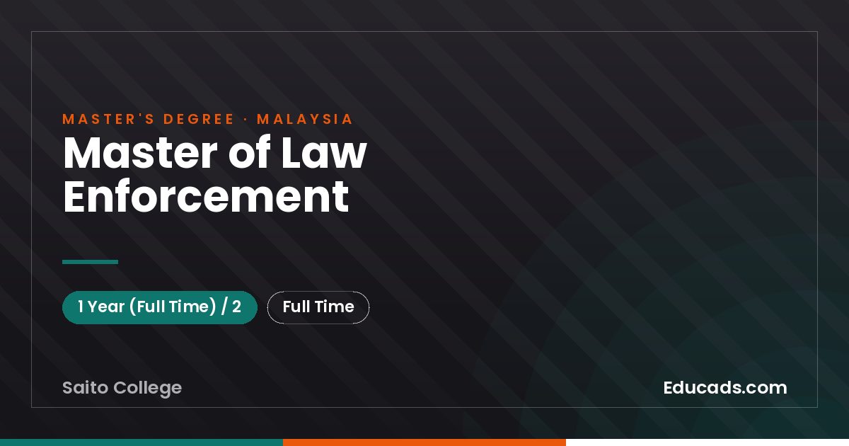 Master of Law Enforcement
