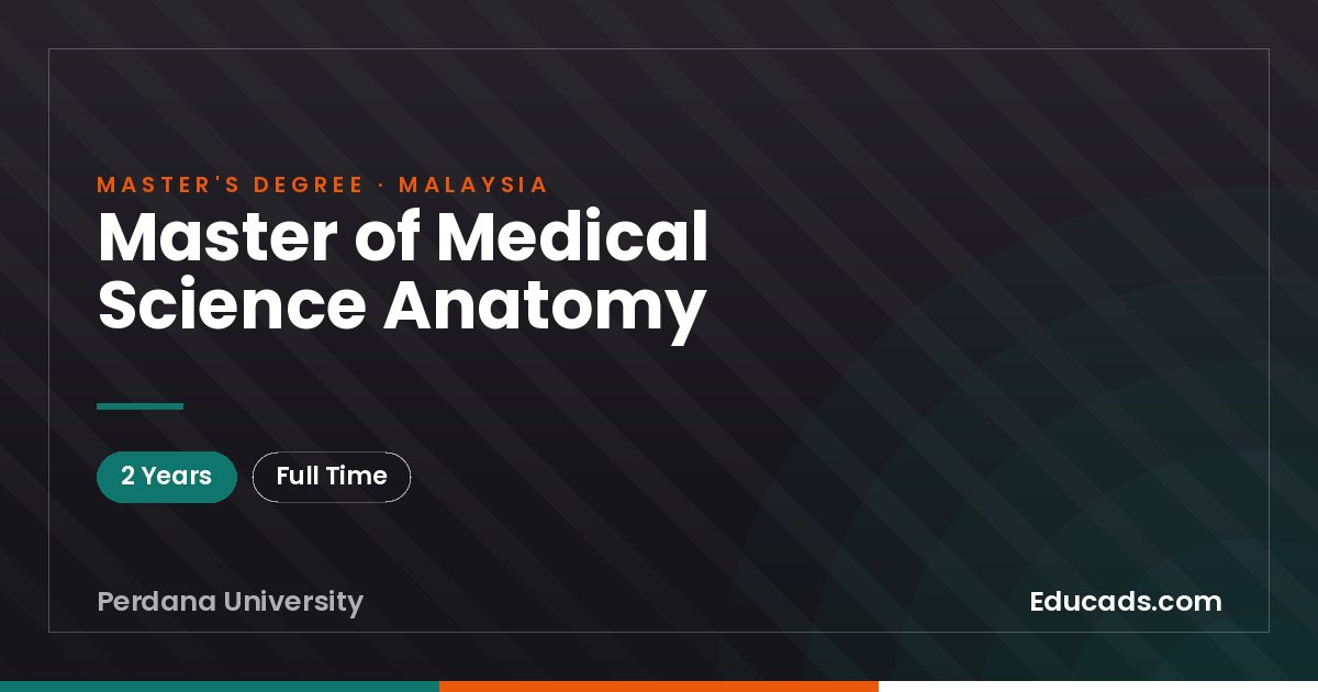 Master of Medical Science Anatomy