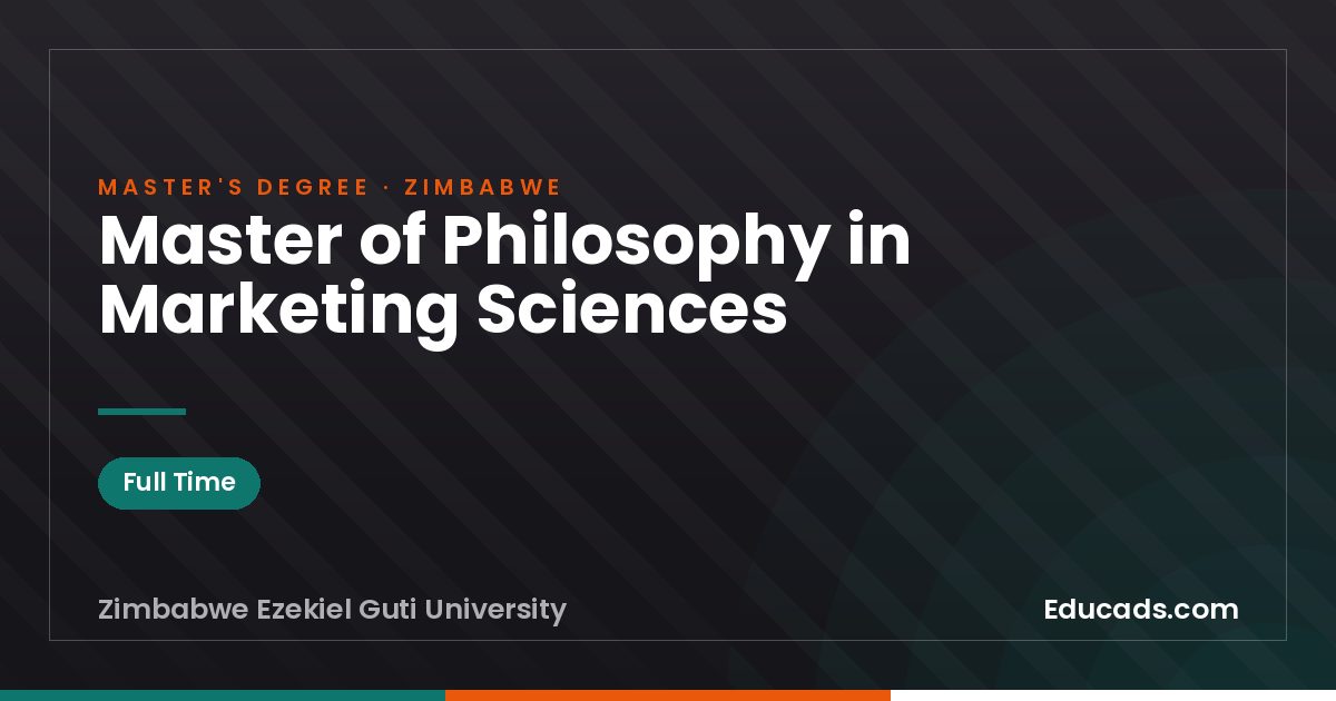 Master of Philosophy in Marketing Sciences