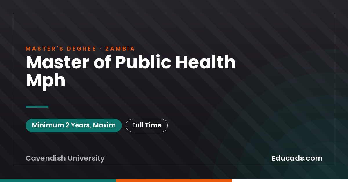 Master of Public Health Mph