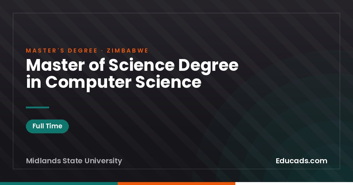 Master of Science Degree in Computer Science