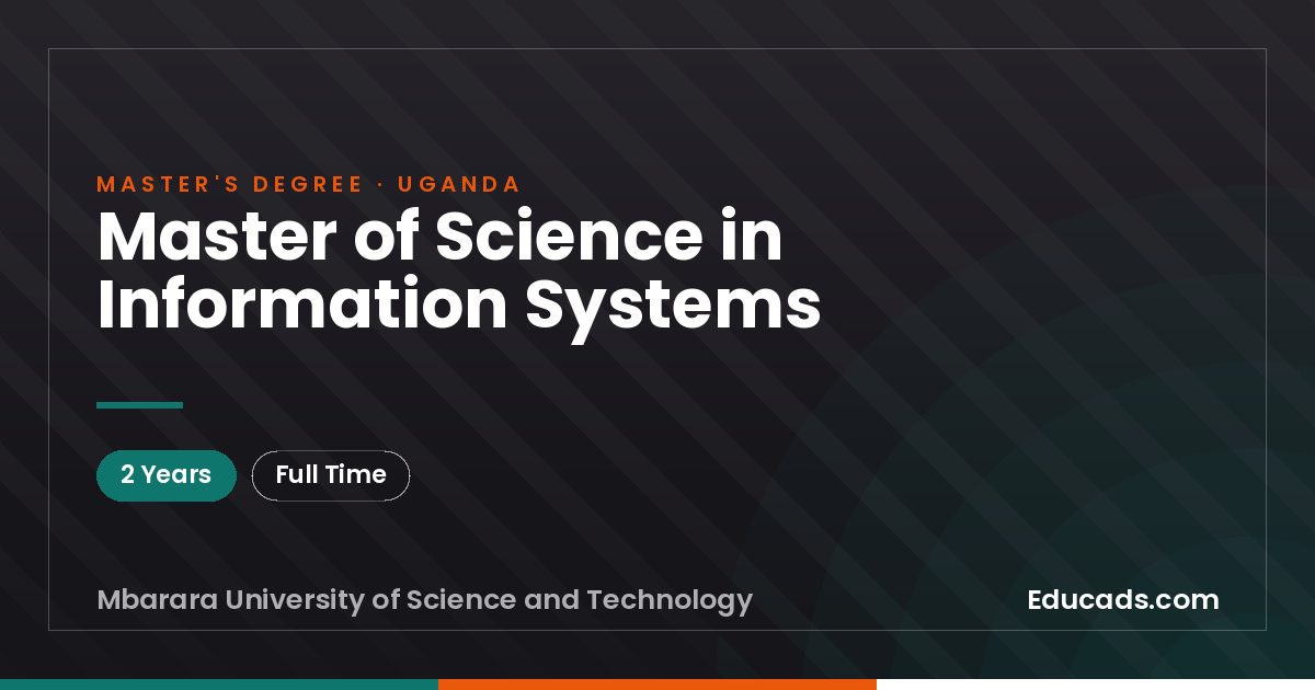 Master of Science in Information Systems