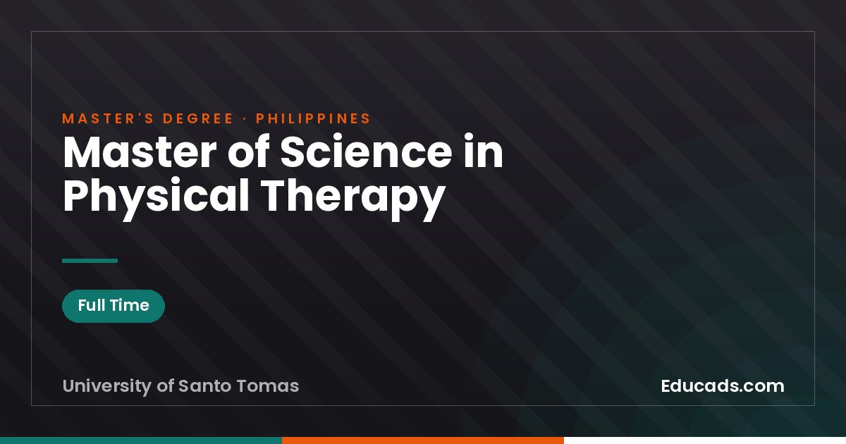 Master of Science in Physical Therapy