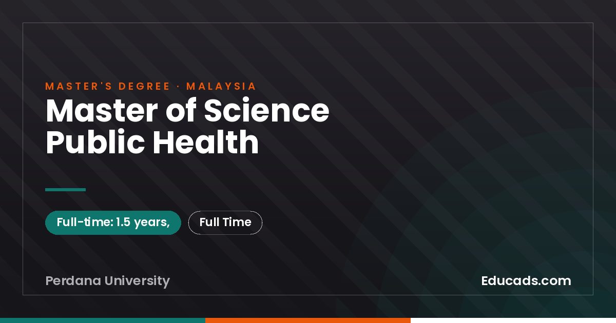 Master of Science Public Health
