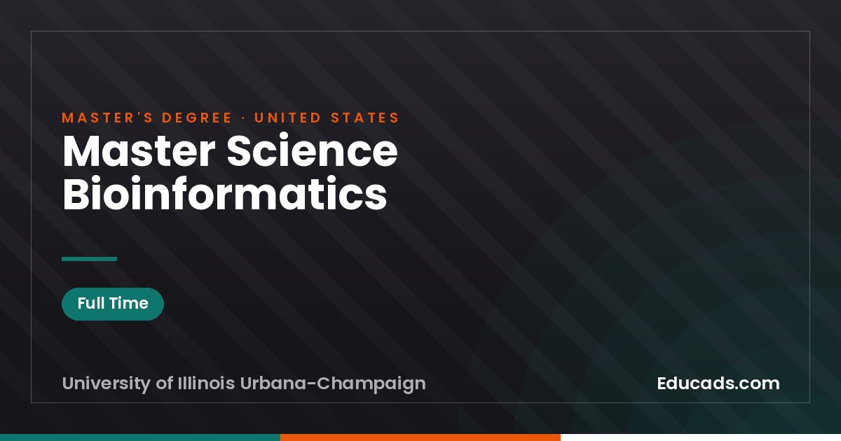 Master Science Bioinformatics