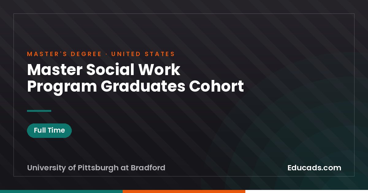 Master Social Work Program Graduates Cohort
